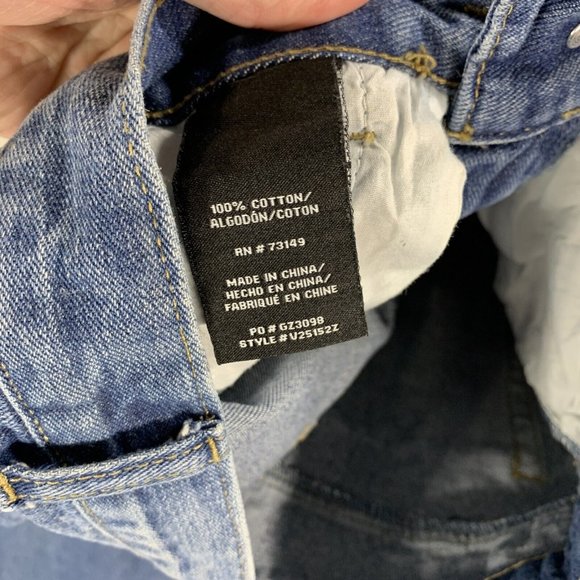 BBJ Women's Jeans Size 3/26 Wide Leg High Rise Denim Stretch Distressed LA - Picture 10 of 12